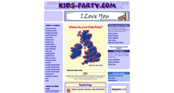 Desktop Screenshot of kids-party.com